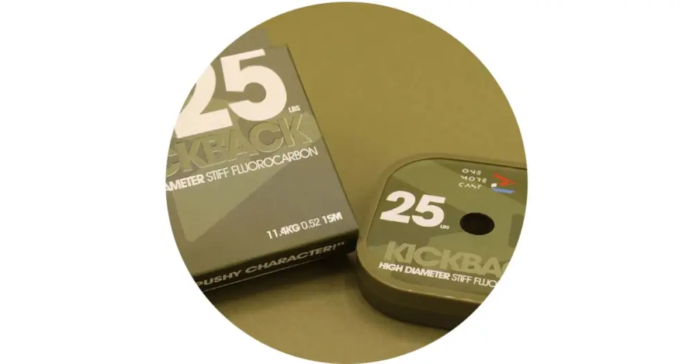 One More Cast Fluorocarbon Kickback High Diameter Stiff Fluorocarbon 15 m - 25 lb Nízká Cena