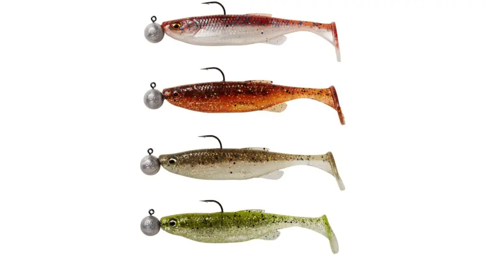 Savage Gear Gumová Nástraha Fat Minnow T Tail RTF Clearwater Mix 4 ks - 13 cm 20 g Nakupujte Hned