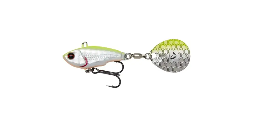 Pouze Dnes Savage Gear Fat Tail Spin Sinking Lemon Back Flash - 8 cm 24 g