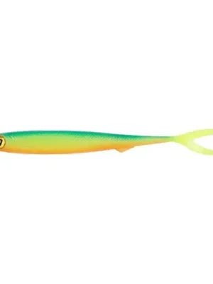 Zlevněný Fox Rage Gumová Nástraha Slick Finesse Super Soft UV Blue Back Chartreuse - 11 cm