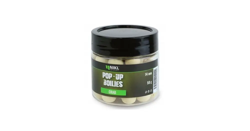 Omezená Nabídka Nikl Plovoucí Boilies Crab - 14 mm 50 g