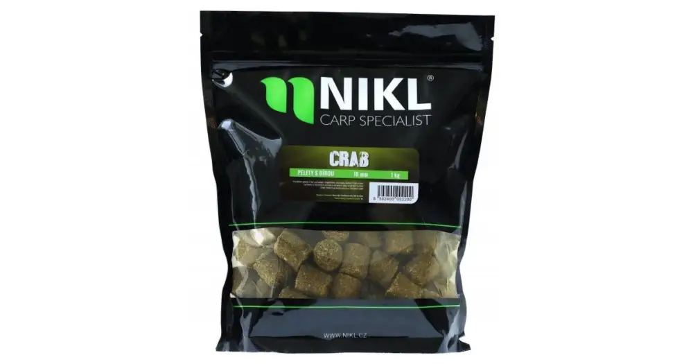 Nikl Pelety Crab 1 kg - 18 mm s dírkou Přímo Od Výrobce