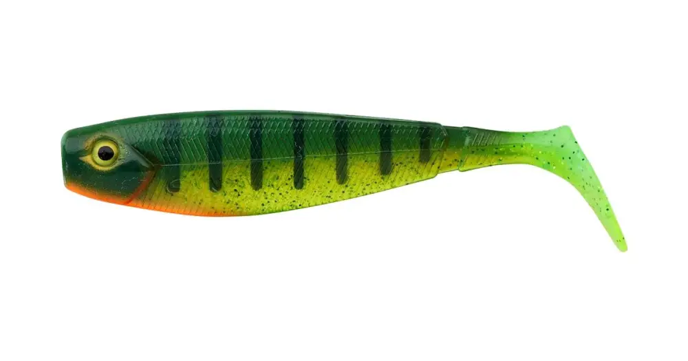 Zlevněný Gunki Gumová Nástraha G Bump Ghost UV Lemon Perch - 14 cm 31 g