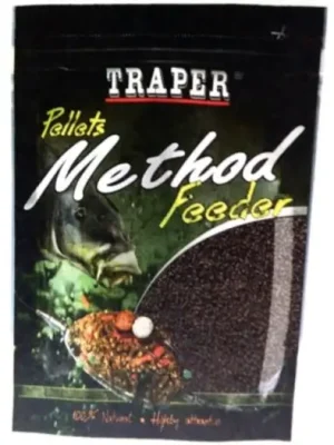 Akční Cena Traper Pelety Method Feeder Halibut Černý 500 g - 2 mm