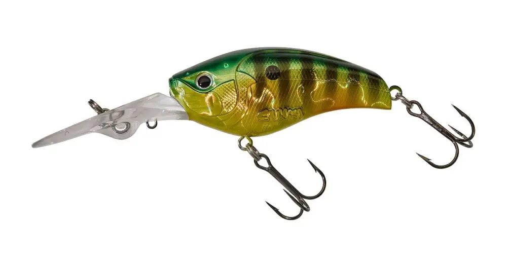 Top Prodej Gunki Wobler Slattern F 6,5 cm 15,8 g Fire Gold Perch