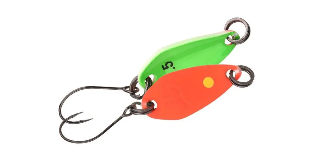Sezónní Sleva Spro Plandavka Trout Master Incy Spoon Orange Green - 3,5 g