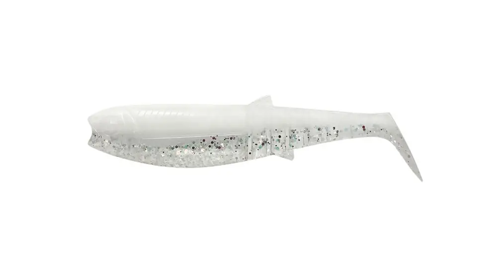 Savage Gear Gumová Nástraha Cannibal Shad White Flash - 10 cm 9 g Zlevněný