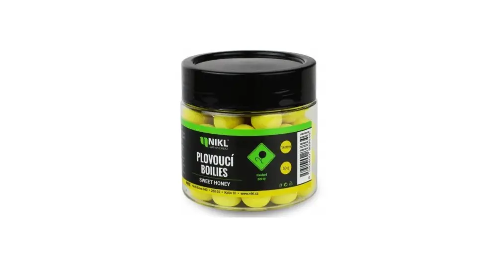Nikl Plovoucí boilies Sweet Honey - 18 mm 50 g Odeslání Ihned