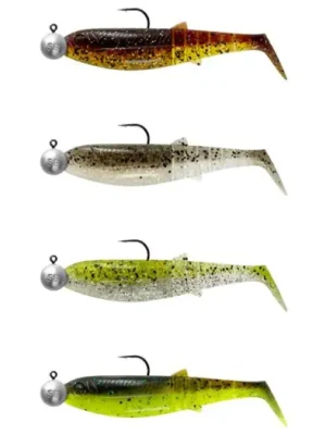 Zlevněný Savage Gear Gumová Nástraha Cannibal Shad Clearwater Mix 4+4 - 12,5 cm 20 g 12,5 g #5/0