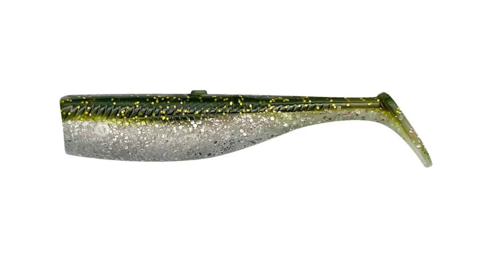 Přímo Od Výrobce Savage Gear Gumová Nástraha Minnow Tail Green Silver 5 ks -8 cm 6 g