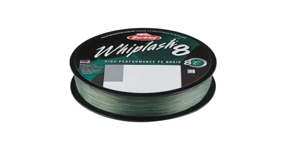 Víkendová Akce Berkley Splétaná Šňůra Whiplash 8 Green - 0,25 mm 40 kg 300 m