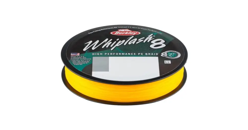 Berkley Splétaná Šňůra Whiplash 8 Yellow - 0,16 mm 20,9 kg 300 m Cenová Bomba