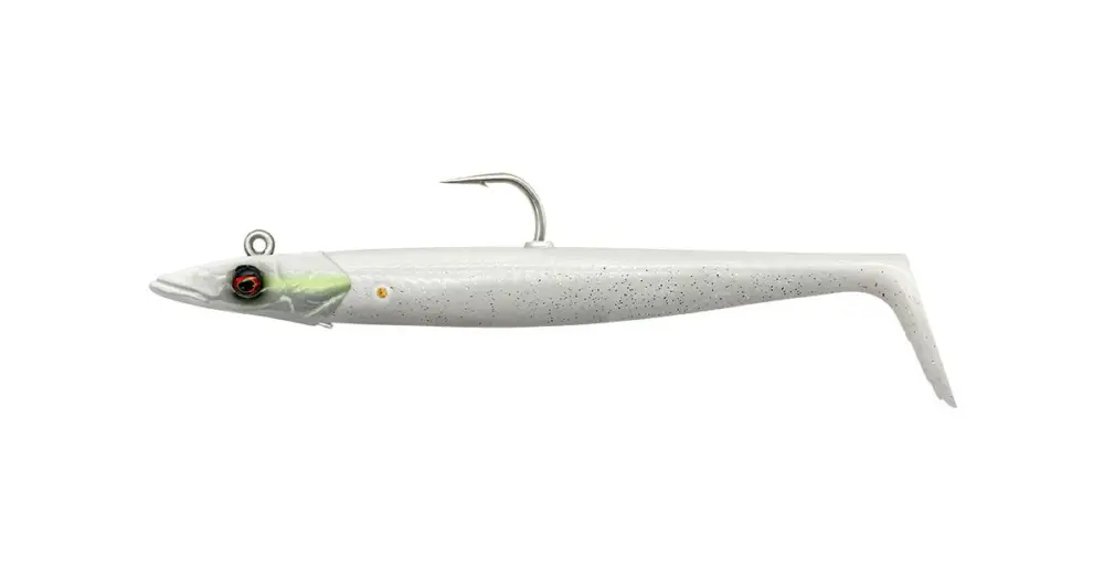 Akce Savage Gear Gumová Nástraha Sandeel V2 Sinking White Pearl Silver 2+1