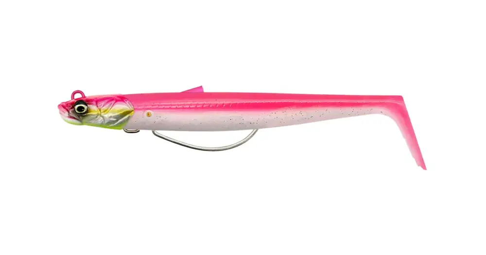 Savage Gear Gumová Nástraha Sandeel V2 WL Sinking Pink Pearl Silver 2+1 Ihned K Objednání