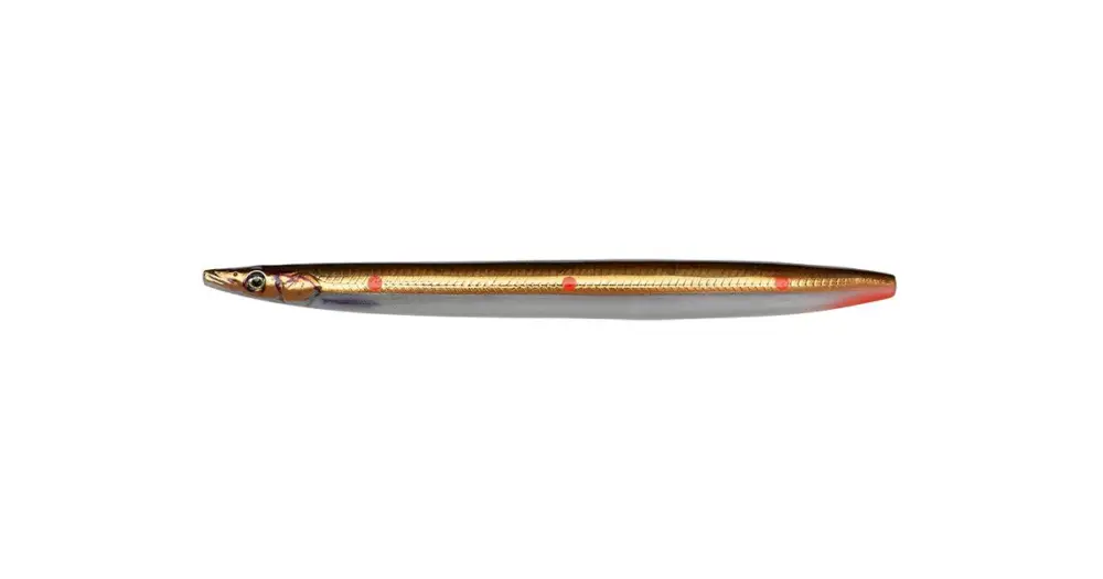 Zlevněný Savage Gear 3D Line Thru Sandeel Sinking Brown Copper Red - 11 cm 15 g
