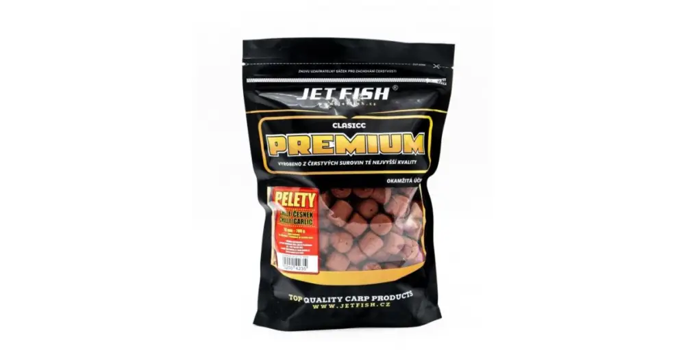 Víkendová Akce Jet Fish Pelety Premium Clasicc 700 g 18 mm - Chilli Česnek