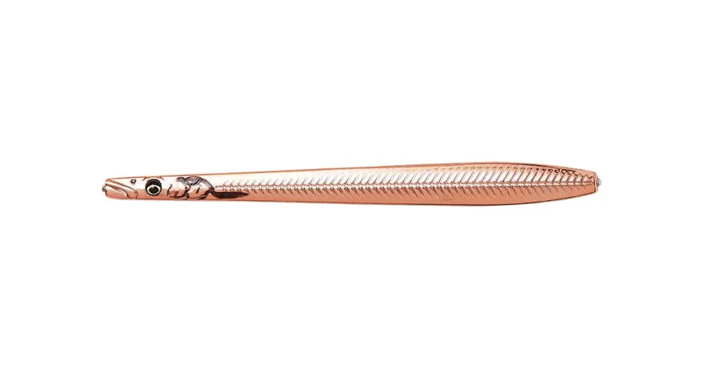 Levný Savage Gear Line Thru Sandeel Nail Copper Plating - 10 cm 16 g
