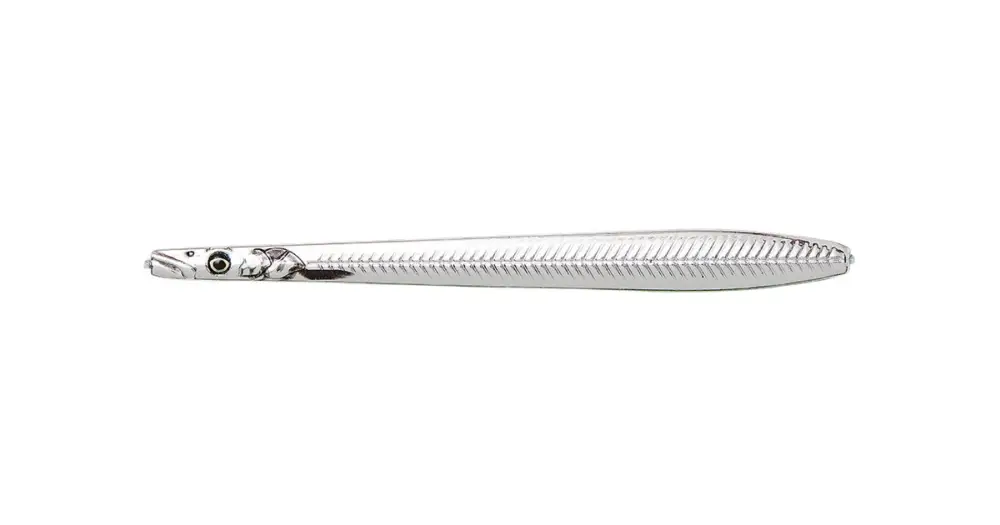 Poslední Šance Savage Gear Line Thru Sandeel Nail Silver Plating