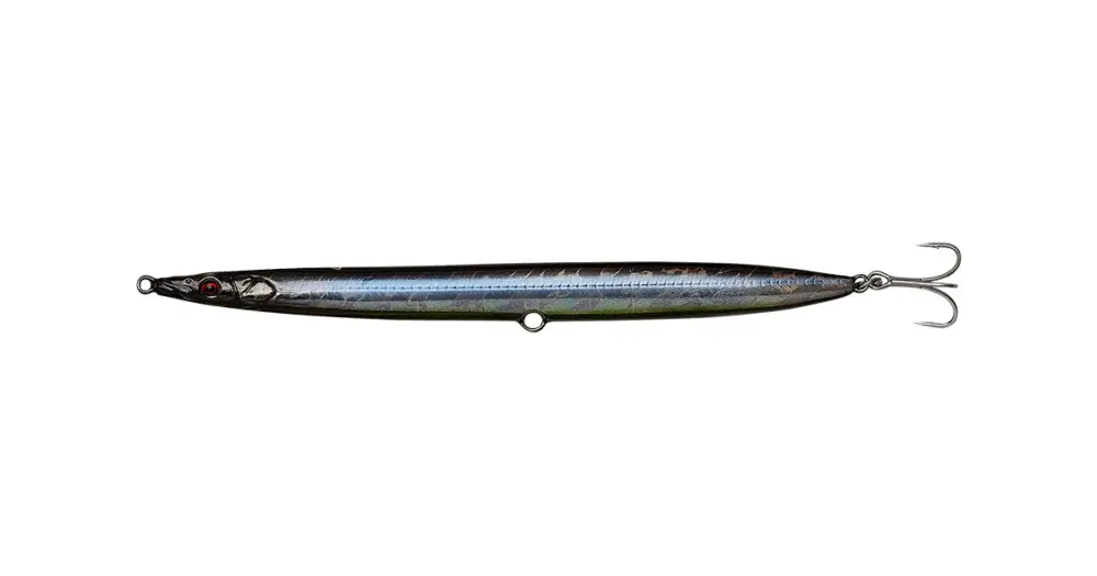 Cenová Bomba Savage Gear Sandeel Pencil SW Sinking Black Pearl - 9 cm 13 g