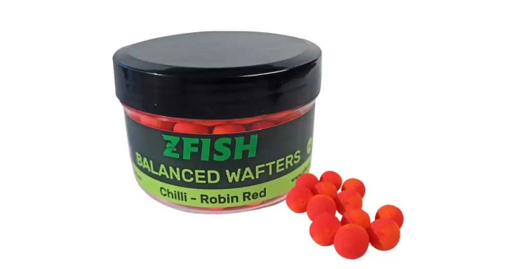 Zfish Vyvážené Boilie Balanced Wafters 8 mm 20 g - Chilli Robin Red Finální Výprodej