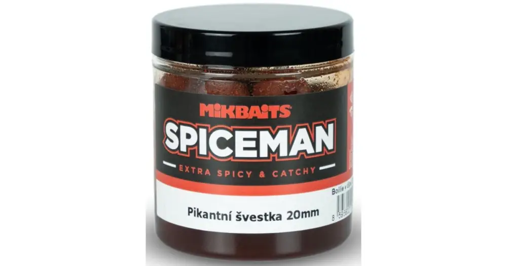 Mikbaits Boilie V Dipu Spiceman Pikantní Švestka 250 ml - 20 mm Nejlepší Volba