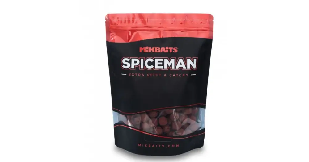 Akce Mikbaits Boilie Spiceman Chilli Squid - 1 kg 20 mm