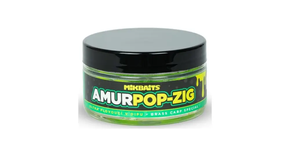 Mikbaits Plovoucí Boilie V Dipu Amur Range Zig Ultra 15 mm Autentický