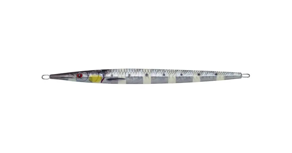 Savage Gear 3D Needle Jig Sinking Glow Zebra PHP - 17 cm 60 g Značkový