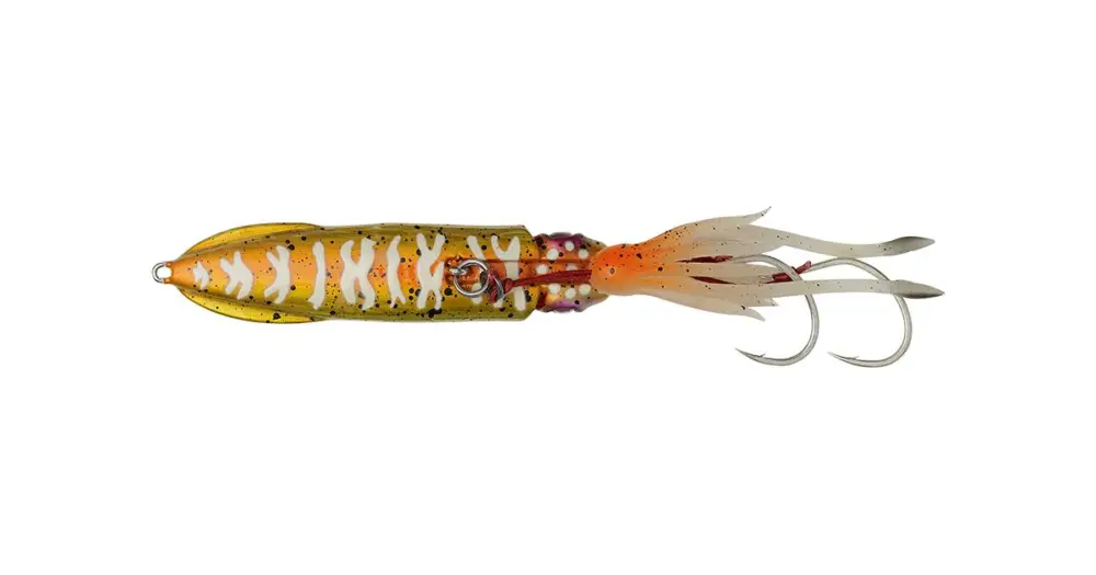 Savage Gear Swimsquid Inchiku Orange Gold Glow - 9,7 cm 150 g Super Cena