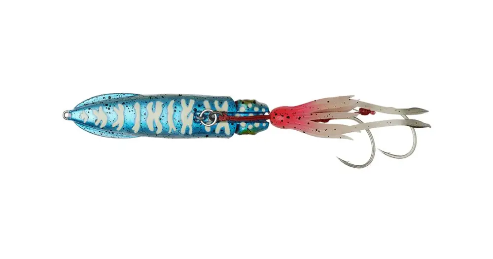 Savage Gear Swimsquid Inchiku Blue Pink Glow - 9,7 cm 150 g Vrácení Zdarma