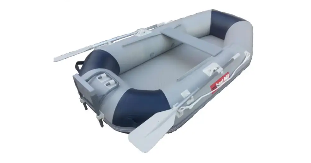 Boat007 Nafukovací Člun C200 Air Šedo-modrý 200 cm Vrácení Zdarma