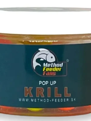 Akce Method Feeder Fans Pop Up Fluo 15 mm 150 ml - Krill