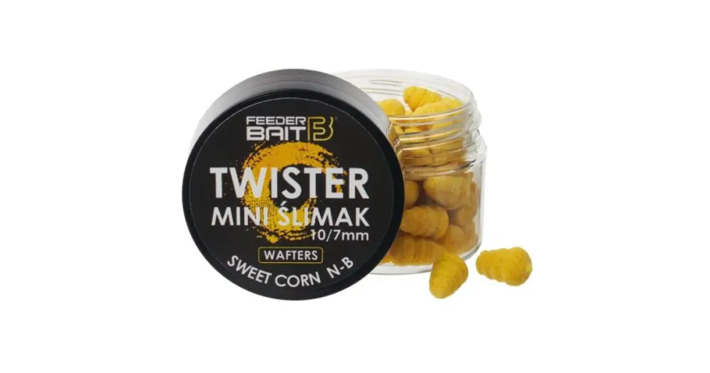Přímo Od Výrobce FeederBait Twister Mini Šlimak Wafters 10/7 mm 25 ml - Sladká kukuřice - N.B.A.