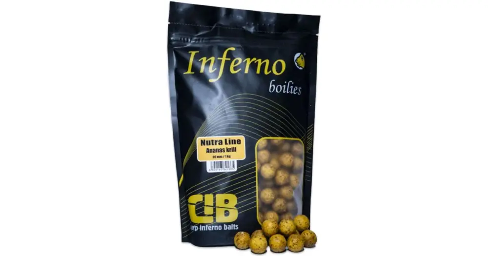 Carp Inferno Boilies Nutra Line Ananas Krill - 1 kg 20 mm Ihned K Objednání
