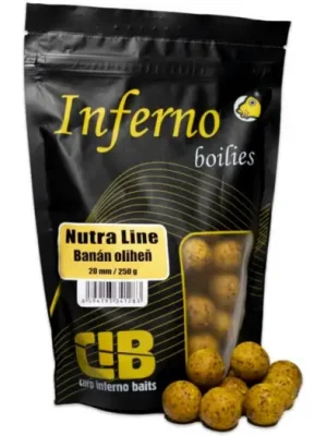 Akce Carp Inferno Boilies Nutra Line Banán Oliheň