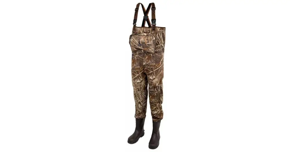 Ověřený Prologic Prsačky MAX5 XPO Neoprene Waders Boot Foot Cleated Sole - 42-43