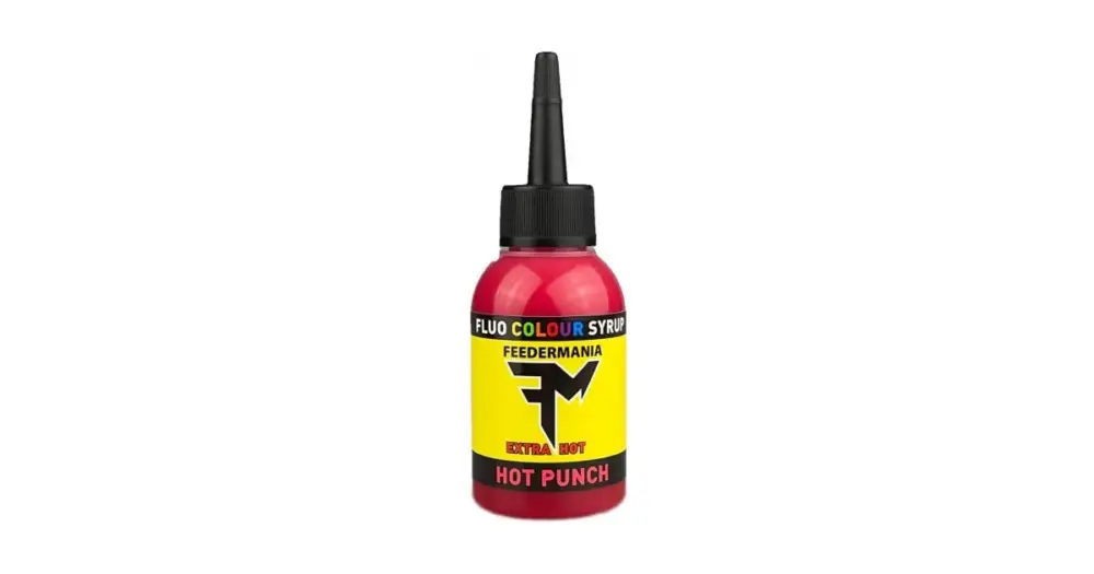 Feedermania Fluo Colour Syrup 75 ml - Hot Punch Oblíbený