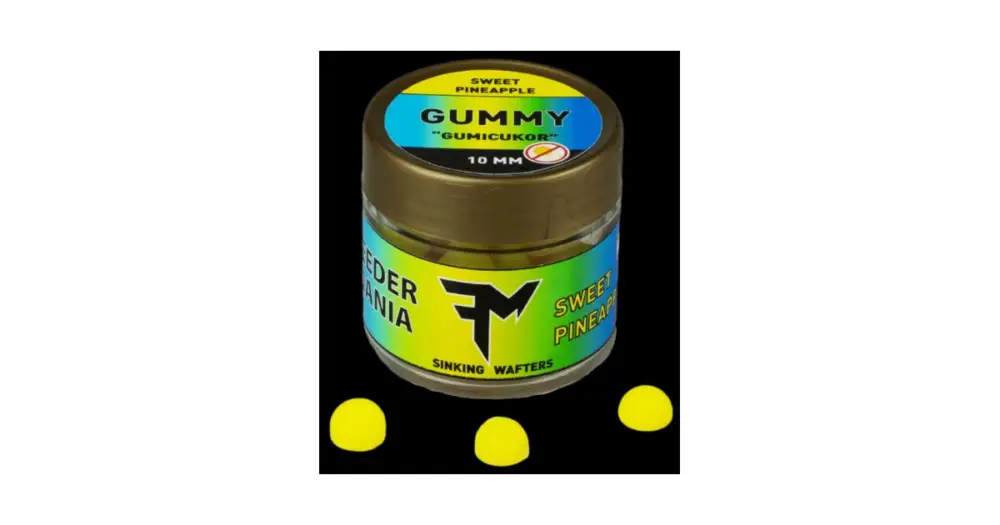 Rychlé Dodání Feedermania Gumový Bonbón Gumicukor 10 mm - Sweet Pineapple