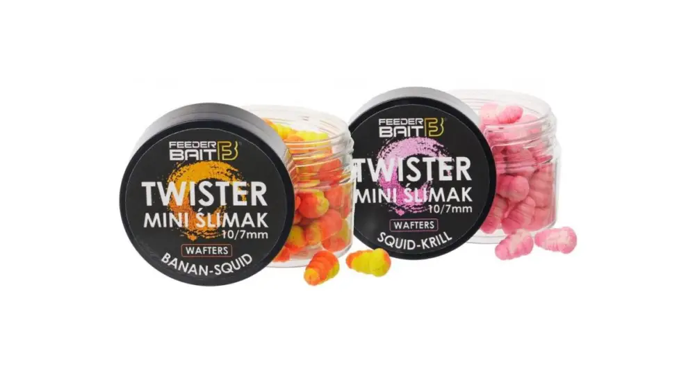 FeederBait Twister Mini Šlimak Wafters 10/7 mm 25 ml - Česnek Jen Po Omezenou Doba