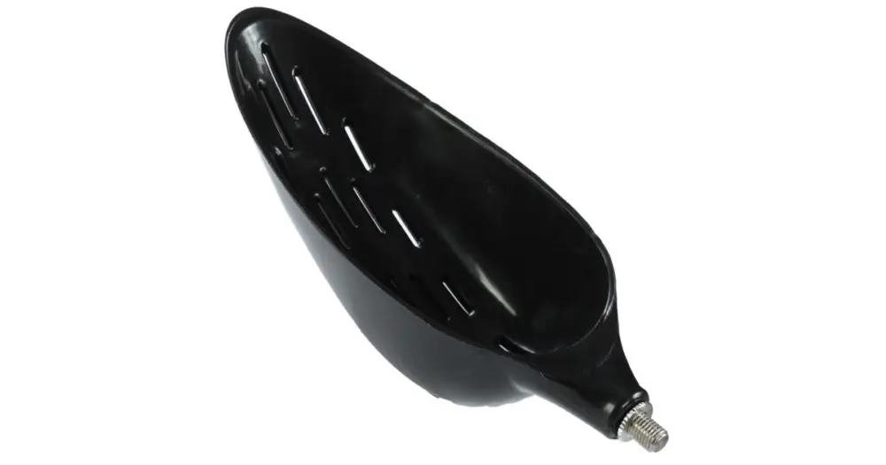 Giants Fishing Zakrmovací Lopatka Se Závitem Baiting Spoon With Holes Black Oblíbený