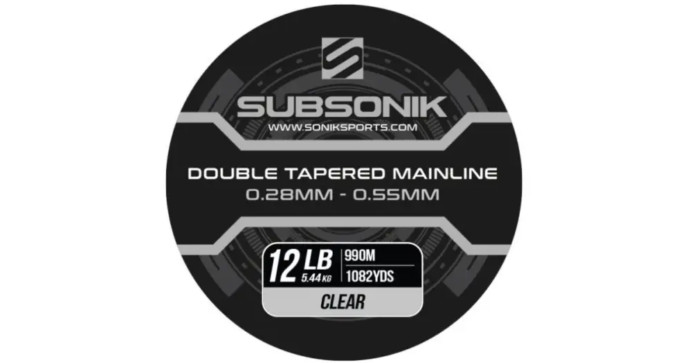 Finální Výprodej Sonik Ujímaný Vlasec Subsonik Double Tapered Main Line Clear 990 m