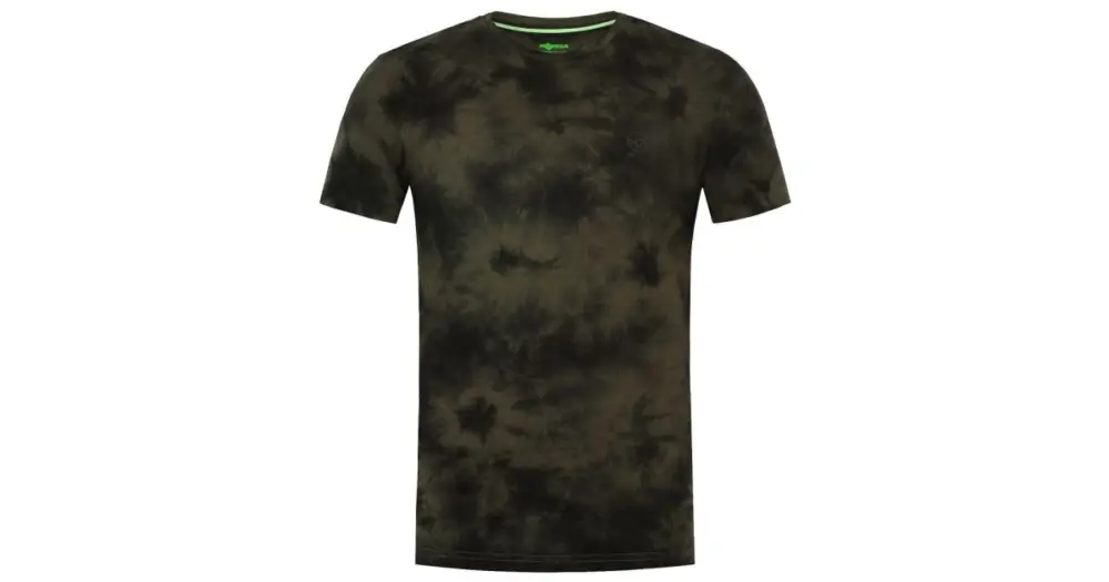 Korda Tričko Tie Dye Tee Dark Olive - M Výprodej