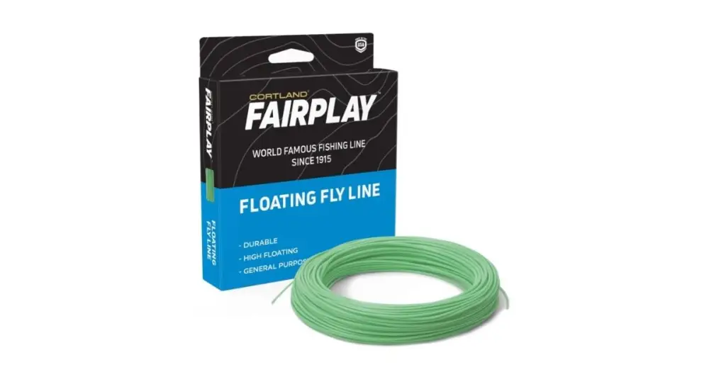 Cortland Muškařská Šňůra Fairplay Floating Blue Green Fresh Salt 84 ft - WF6F Expresní Doručení