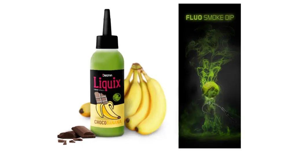 Cenová Bomba Delphin Fluo Dip D Snax Liquix 100 ml - Čokoláda Banán