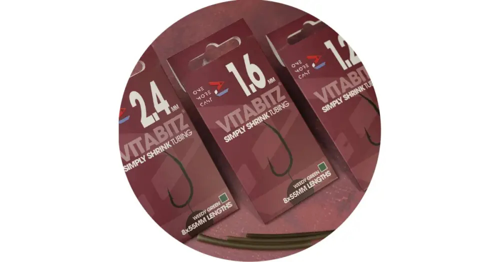 One More Cast Smršťovací Hadička Vitabitz Simply Shrink Tubing Green 8 x 55 mm - 2,4 mm Akční Cena