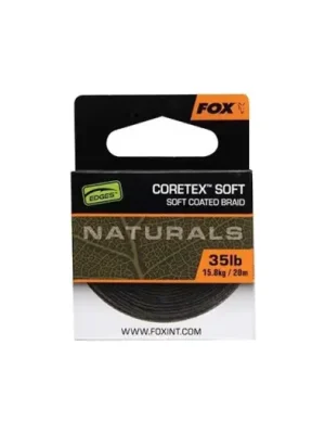 Akční Nabídka Fox Návazcová Šňůrka Naturals Coretex Soft 20 m - 25 lb