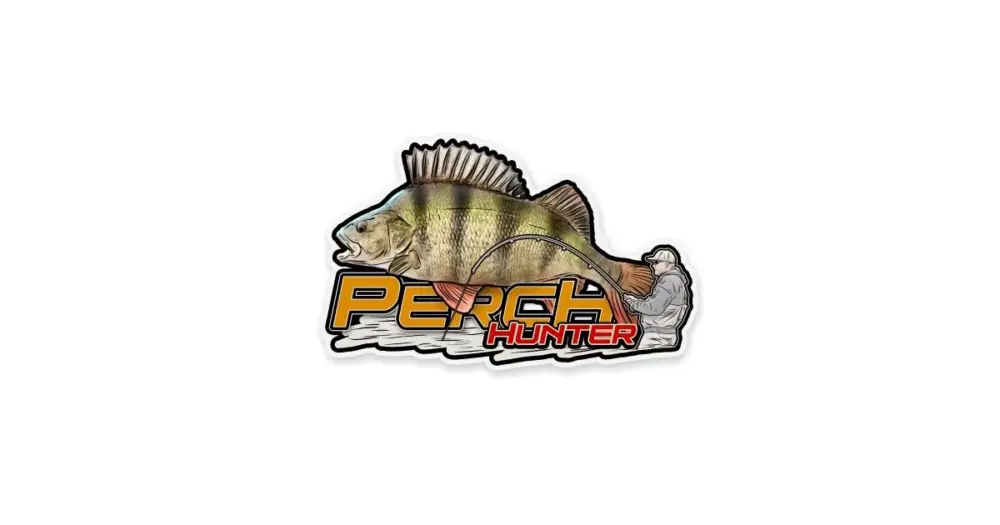 4ANGLERSDESIGN Samolepka 48 Perch Hunter Speciální Cena