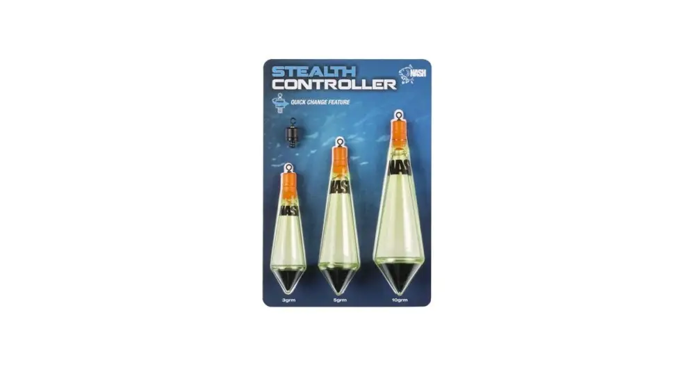 Nash Plovák Stealth Controller Green - Kit (3 g, 5 g a 10 g) Finální Výprodej