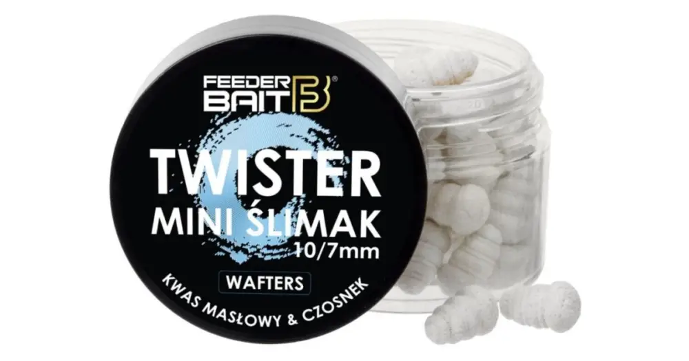 FeederBait Twister Mini Šlimak Wafters 10/7 mm 25 ml - Česnek Butyric Acid Sleva