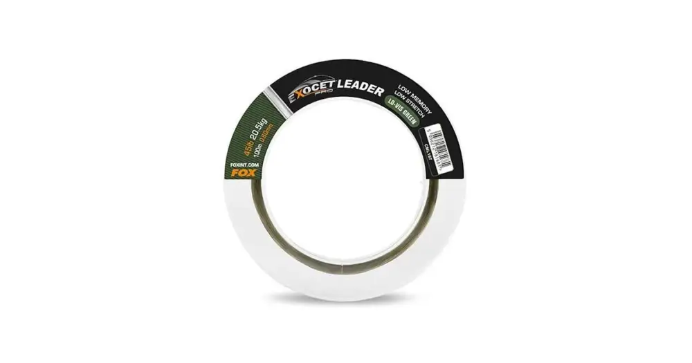 Fox Vlasec Exocet Pro Low Vis Green Leader - 100 m 0,60 mm 20,5 kg Ověřený